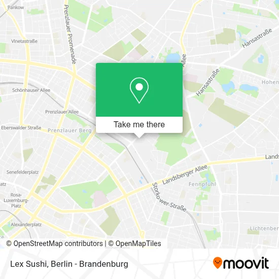 Lex Sushi map