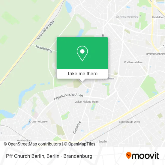 Pff Church Berlin map