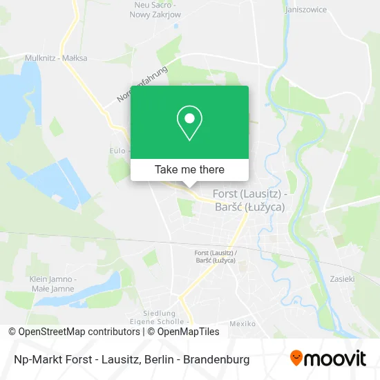 Np-Markt Forst - Lausitz map
