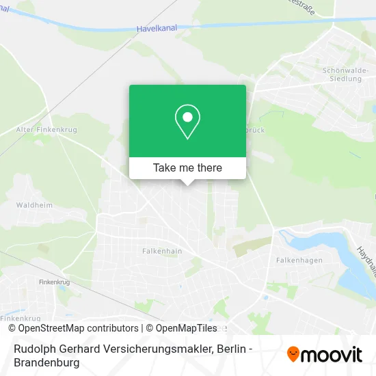 Rudolph Gerhard Versicherungsmakler map