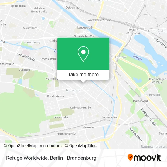 Refuge Worldwide map