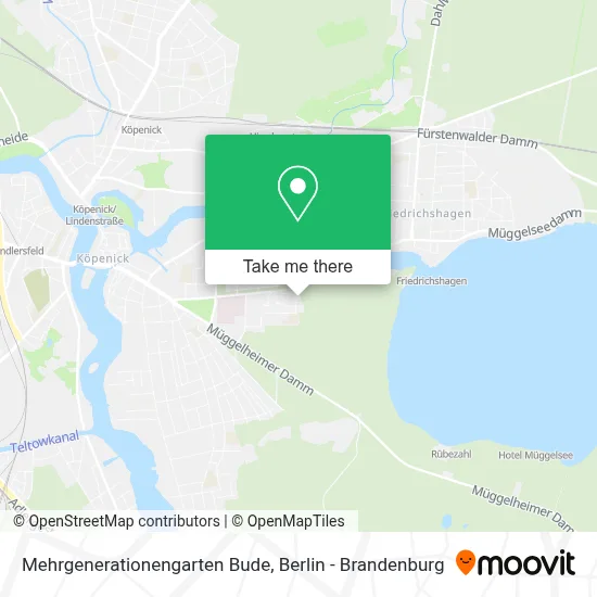 Mehrgenerationengarten Bude map