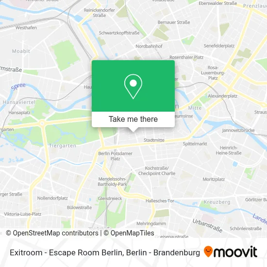 Exitroom - Escape Room Berlin map