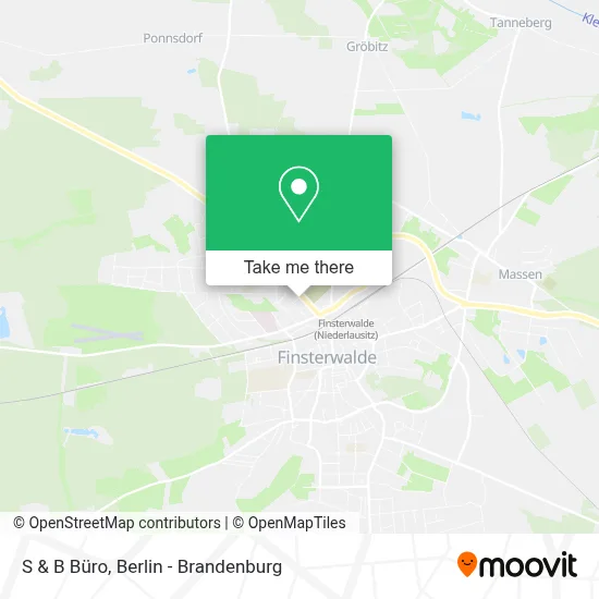 S & B Büro map