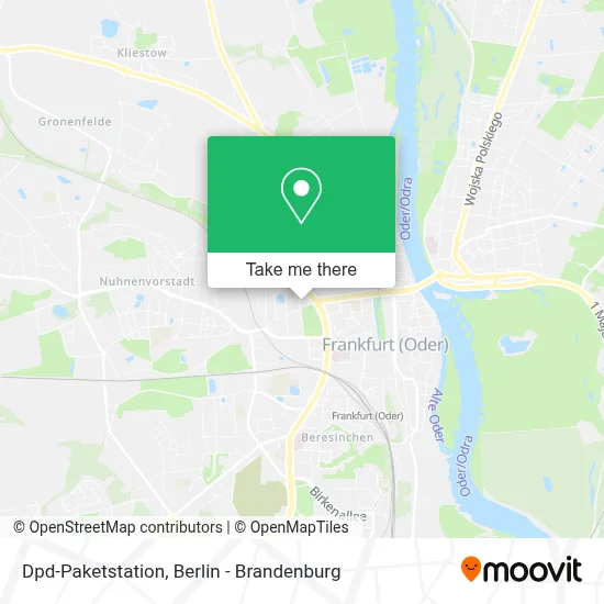 Dpd-Paketstation map