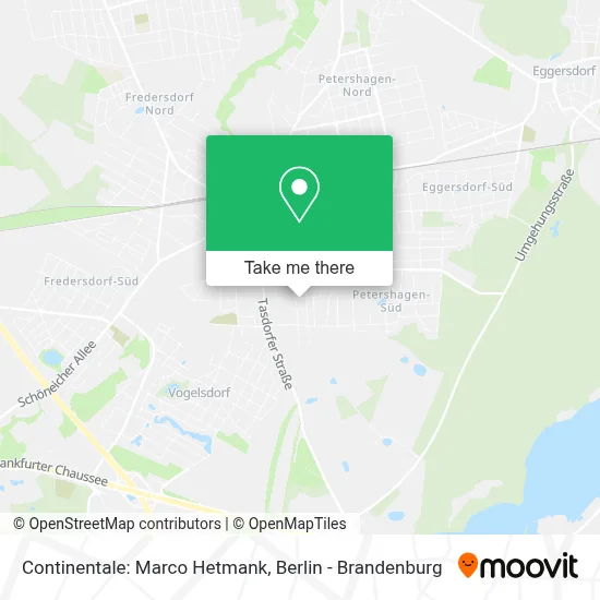 Continentale: Marco Hetmank map
