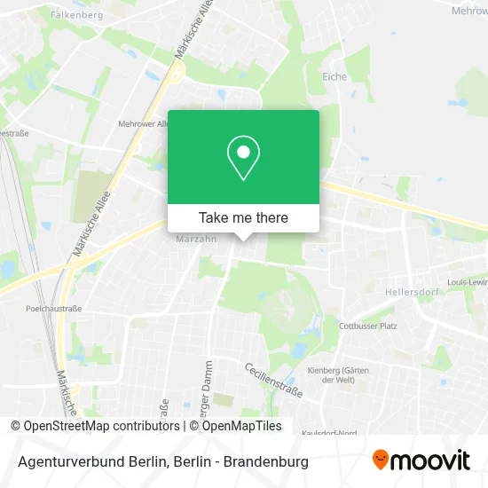 Agenturverbund Berlin map