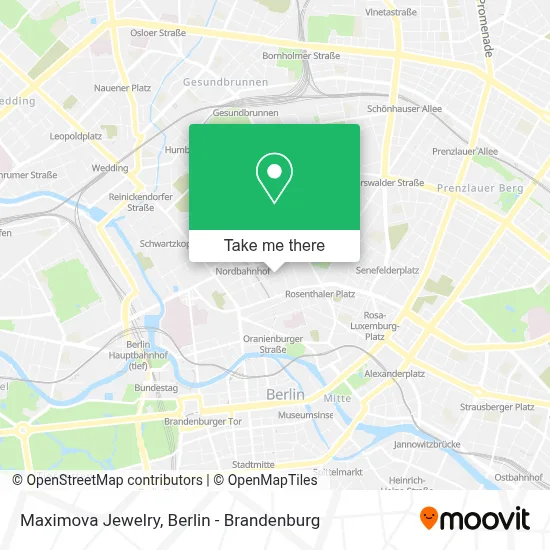 Maximova Jewelry map