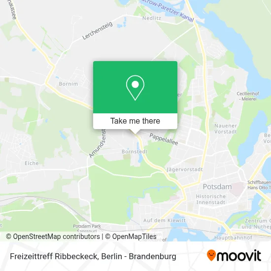 Freizeittreff Ribbeckeck map