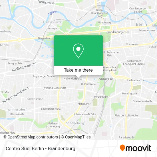 Centro Sud map