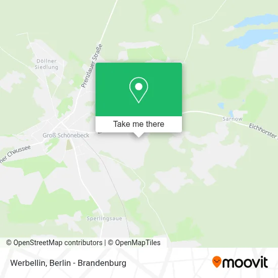 Werbellin map