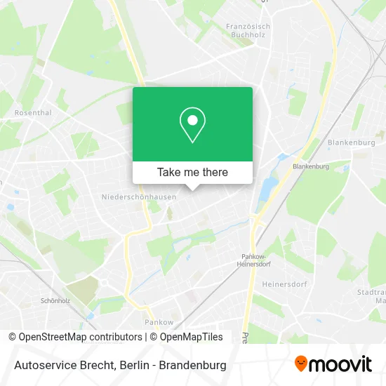 Autoservice Brecht map