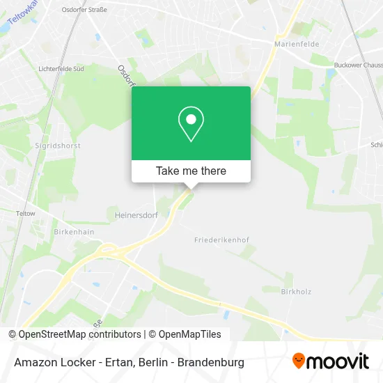 Amazon Locker - Ertan map