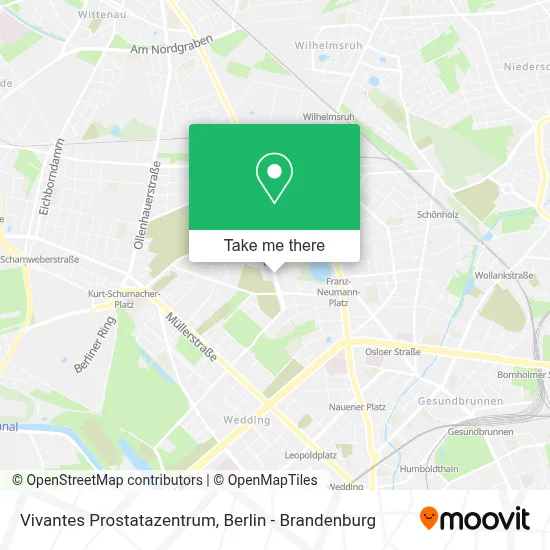 Vivantes Prostatazentrum map