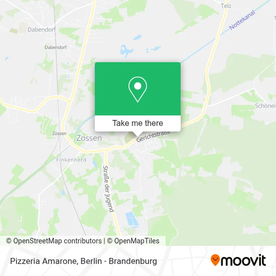 Pizzeria Amarone map