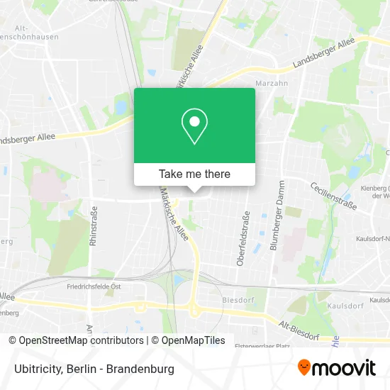 Ubitricity map