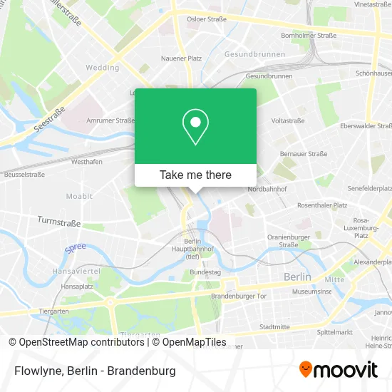 Flowlyne map