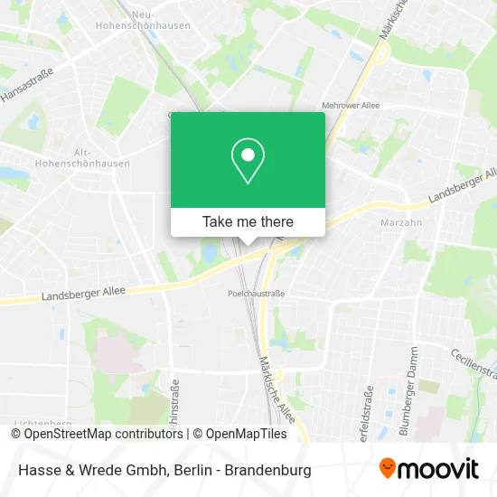 Hasse & Wrede Gmbh map