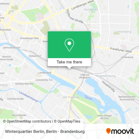 Winterquartier Berlin map