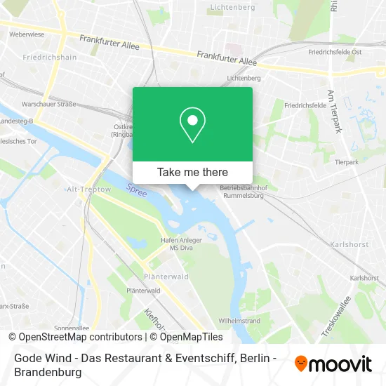 Gode Wind - Das Restaurant & Eventschiff map