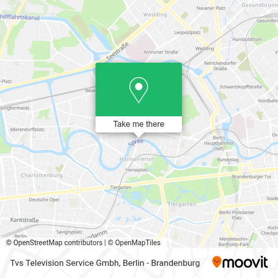 Tvs Television Service Gmbh map