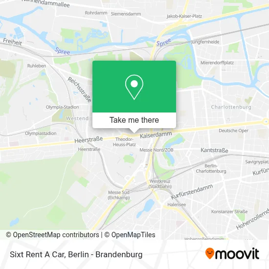 Sixt Rent A Car map
