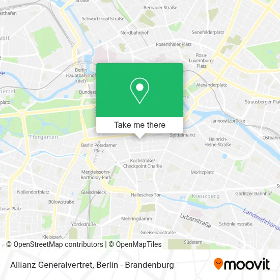 Allianz Generalvertret map