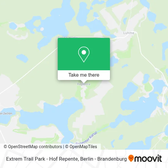 Extrem Trail Park - Hof Repente map