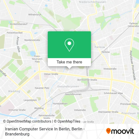Iranian Computer Service In Berlin map