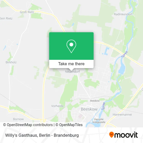 Willy's Gasthaus map