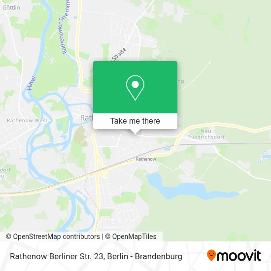 Rathenow Berliner Str. 23 map