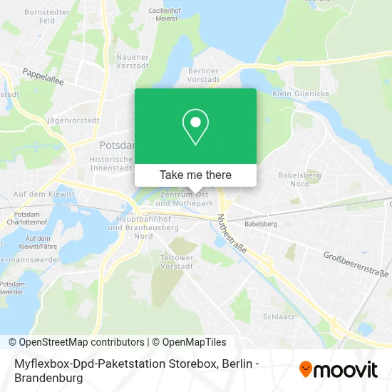 Myflexbox-Dpd-Paketstation Storebox map
