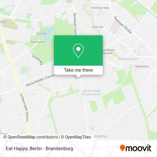Eat Happy map