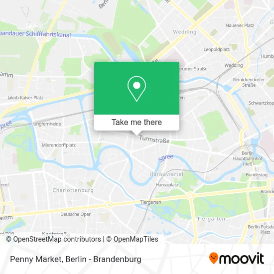 Penny Markt map