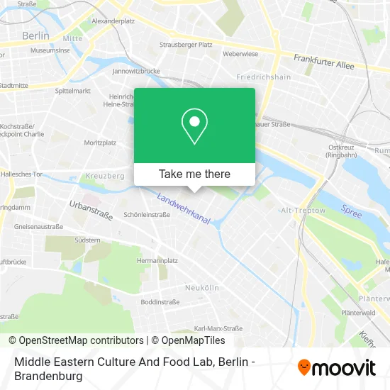 Middle Eastern Culture And Food Lab map