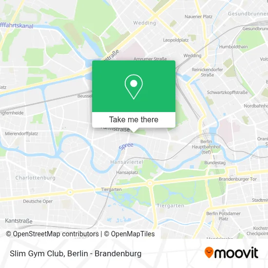 Slim Gym Club map