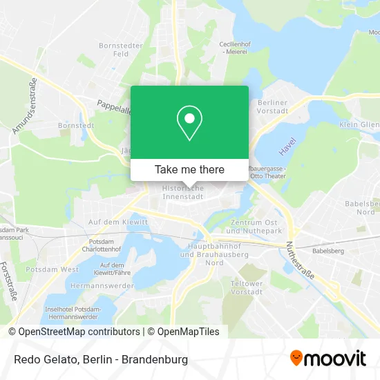 Redo Gelato map