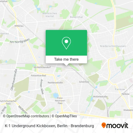 K-1 Underground Kickboxen map