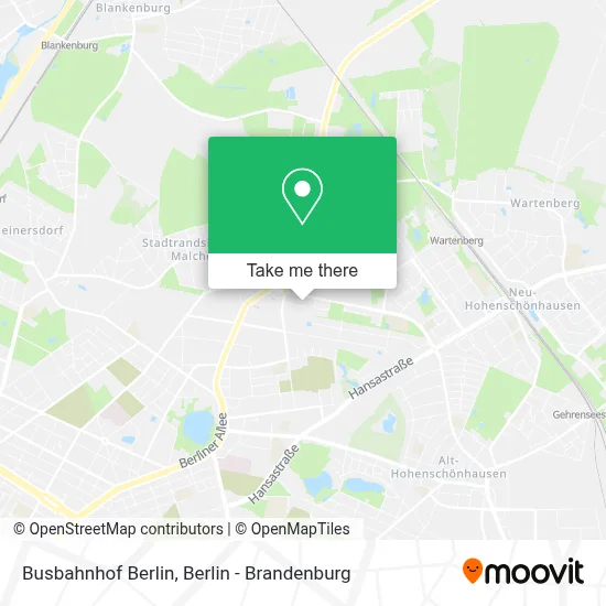 Busbahnhof Berlin map