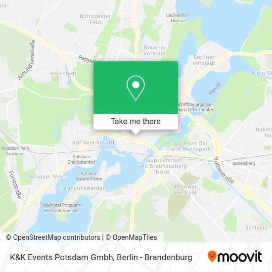 K&K Events Potsdam Gmbh map
