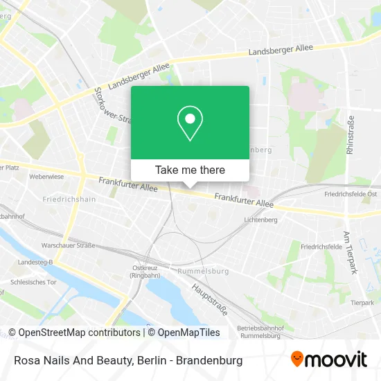 Rosa Nails And Beauty map