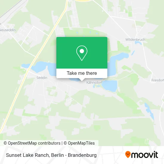 Sunset Lake Ranch map