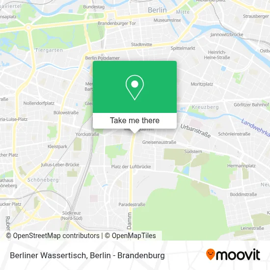 Berliner Wassertisch map