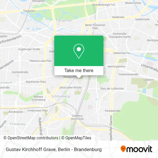Gustav Kirchhoff Grave map