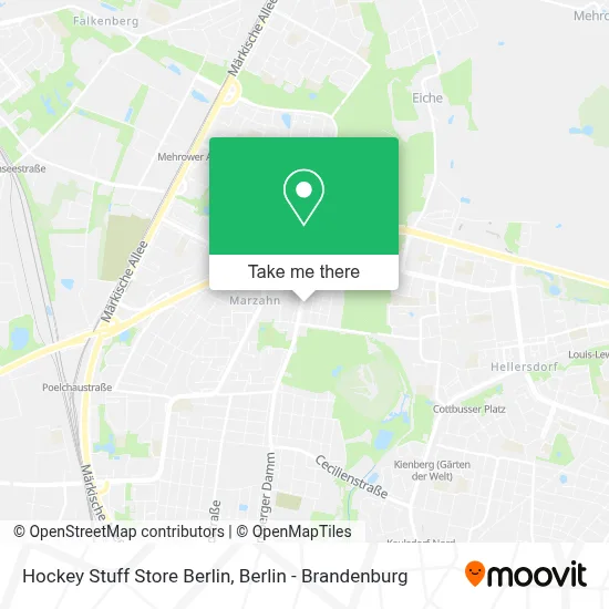 Hockey Stuff Store Berlin map