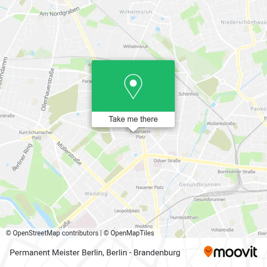 Permanent Meister Berlin map