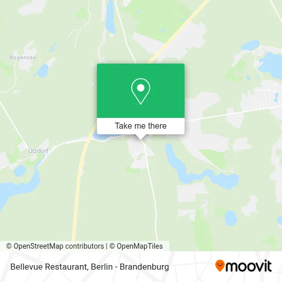 Restaurant Bellevue map
