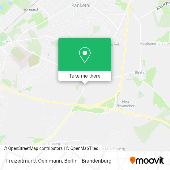 Freizeitmarkt Oehlmann map