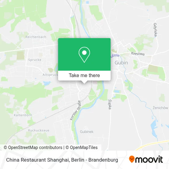 China Restaurant Shanghai map