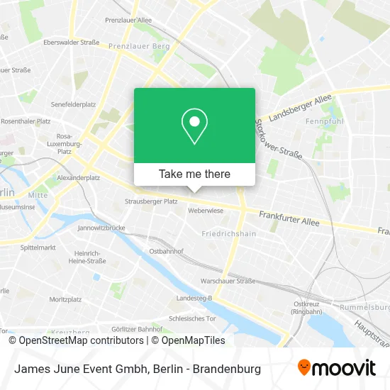 James June Event Gmbh map
